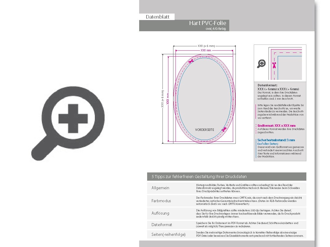 Product Bild hart_pvc-folie__4_0_farbig_bedruckt_oval_(oval_konturgeschnitten)